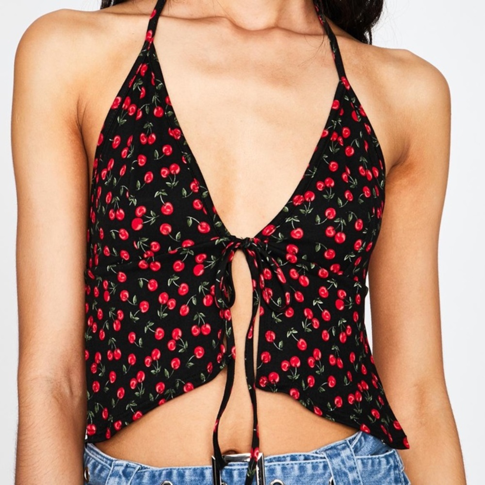 Dollskill brand new unworn halter tie top!!